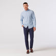 Load image into Gallery viewer, Leeward No-Tuck - Blue Adam Plaid