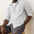 Load image into Gallery viewer, Stretch Selvage Shirt - Natural Stripe
