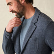 Load image into Gallery viewer, Inlet Knit Blazer - Deep Navy Melange