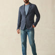 Load image into Gallery viewer, Inlet Knit Blazer - Deep Navy Melange