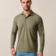 Load image into Gallery viewer, Coastal Wash LS Polo - Agave
