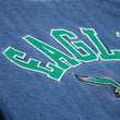 Load image into Gallery viewer, Eagles Denim Varsity Jacket