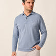 Load image into Gallery viewer, Coastal Wash L/S Polo - Cloudburst