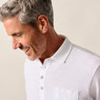 Load image into Gallery viewer, Coastal Wash L/S Polo - White