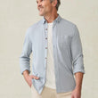Load image into Gallery viewer, Coastline Knit Shirt - Oceanside Blue