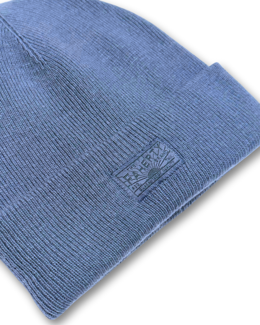 Faherty Essentials Beanie - Ashley Blue