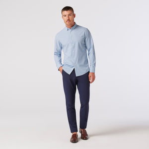 Leeward No-Tuck - Blue Adam Plaid