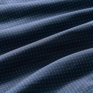 Versa Polo - Navy Hollow Dot