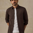 Load image into Gallery viewer, Coastline Knit Shirt - Brown Road Twill
