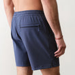 Load image into Gallery viewer, Sport &amp; Swim Short (6") - Navy/Blue Stripe
