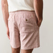 Load image into Gallery viewer, Saturday Beach Short (6") - Withered Rose Stripe
