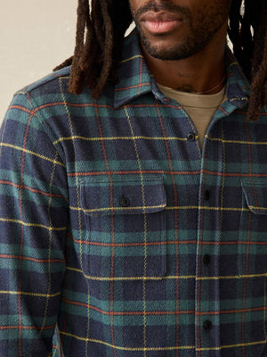 Legend Sweater Shirt - Mossy Elm Plaid