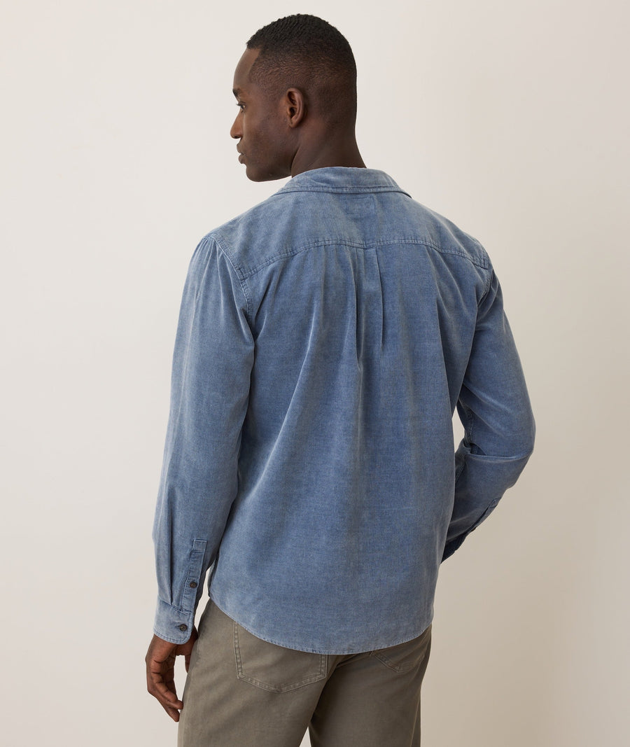 Lightweight Corduroy Shirt - Indigo