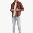 Load image into Gallery viewer, Seaside Flannel Shirt - Burgundy Plaid
