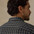 Load image into Gallery viewer, Coastline Knit Shirt - Charcoal Sage Check
