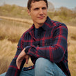 Load image into Gallery viewer, Dunewood Flannel - Red Blue Plaid
