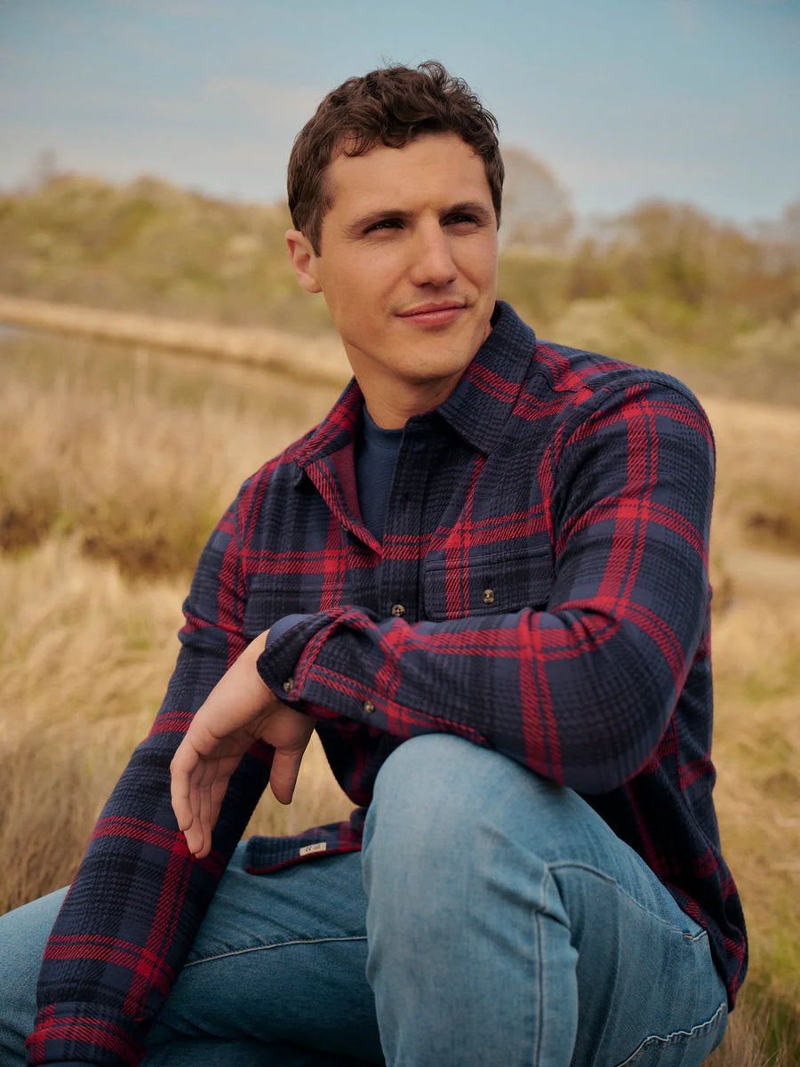 Dunewood Flannel - Red Blue Plaid