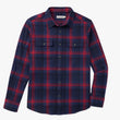 Load image into Gallery viewer, Dunewood Flannel - Red Blue Plaid
