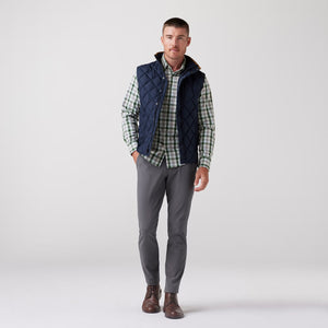 Belmont Quilted Vest - Navy Solid