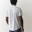 Load image into Gallery viewer, Stretch Selvage Short-sleeve - Blue Mini Stripe
