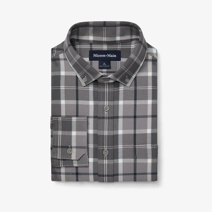 City Flannel - Pewter Timothy Plaid