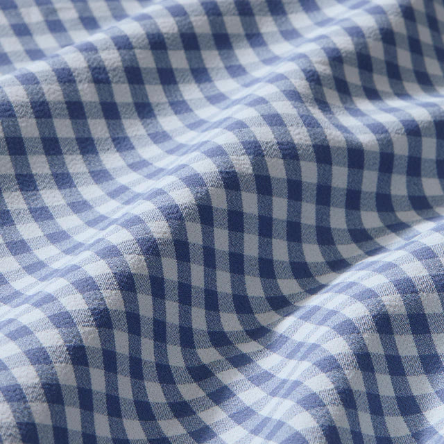 Leeward No-Tuck - Aluminum Crew Gingham