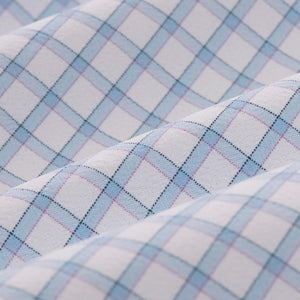 Leeward No-Tuck - Blue Adam Plaid