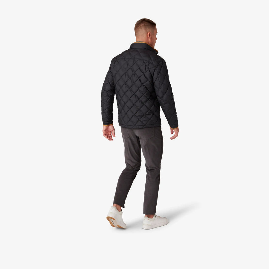 Belmont Quilted Jacket - Black Solid