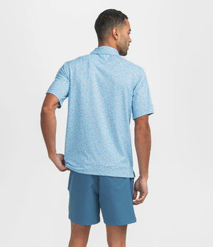 Confetti Print Polo