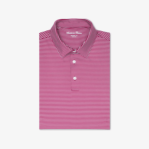 Versa Polo - Mulberry Stripe
