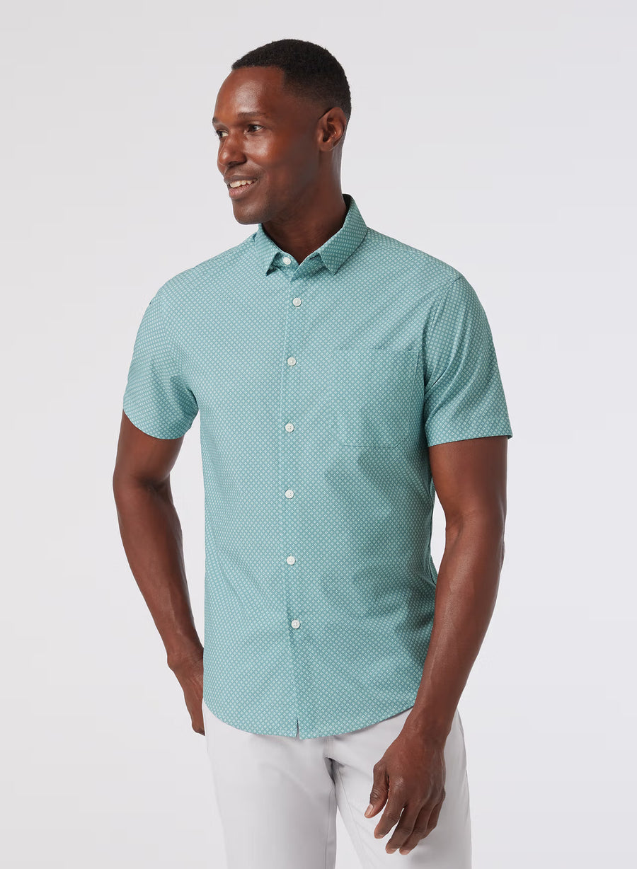 Leeward SS - Pale Blue Clover