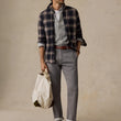 Load image into Gallery viewer, Legend Sweater Shirt - Storm Ombre Plaid
