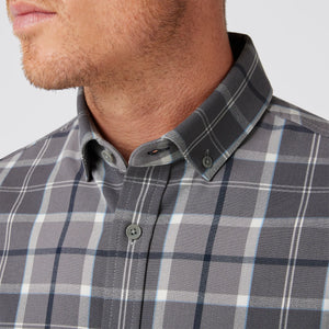 City Flannel - Pewter Timothy Plaid