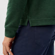 Load image into Gallery viewer, Flame Stitch Quarter Zip - Evergreen
