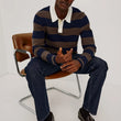 Load image into Gallery viewer, Luther - Navy Carob Stripe
