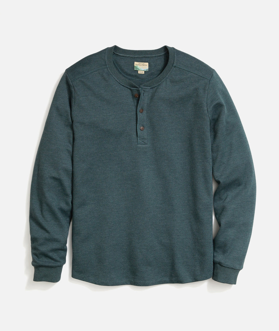 Pacifica Stretch Henley - Green Gables