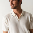 Load image into Gallery viewer, Greyson Sweater Polo - White
