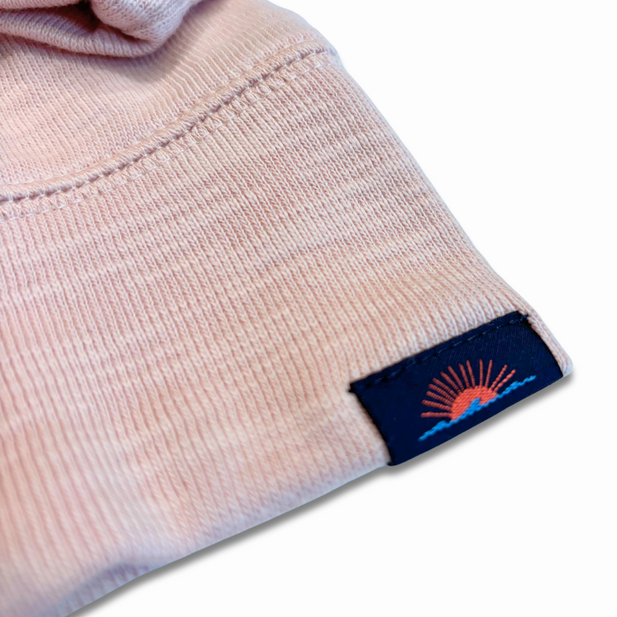 Sunwashed Slub Hoodie - Cloud Pink