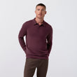 Load image into Gallery viewer, Heritage Sweater Polo - Merlot
