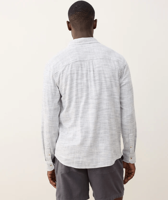 Stretch Selvage Shirt - Natural Stripe