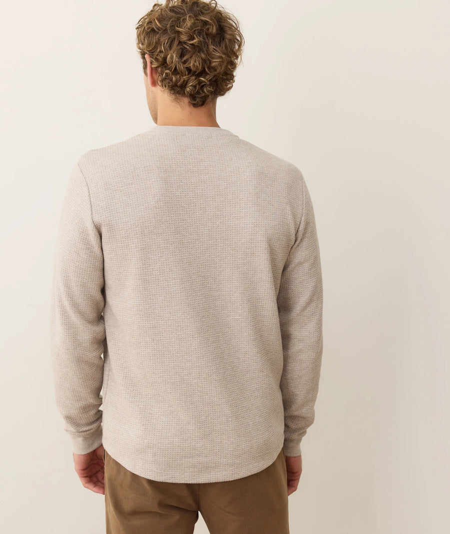 Waffle Henley - Oatmeal