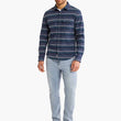 Load image into Gallery viewer, Dunewood Flannel Shirt - Ocean Blanket Stripe

