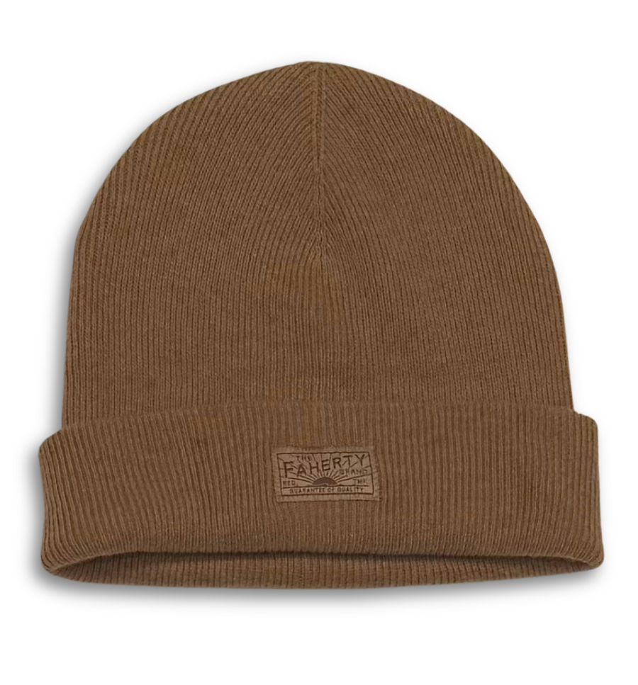 Faherty Essentials Beanie - Camel