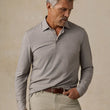 Load image into Gallery viewer, Movement Polo L/S - Cedar Water Stripe
