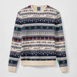 Load image into Gallery viewer, Merino Holiday Crew - Cream
