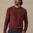Load image into Gallery viewer, Jackson Crew Sweater - Sunset Red Heather
