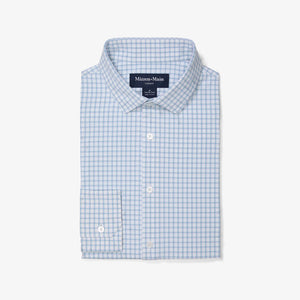 Leeward No-Tuck - Blue Adam Plaid