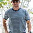 Load image into Gallery viewer, Seawell Beach Stripe Tee - Marine
