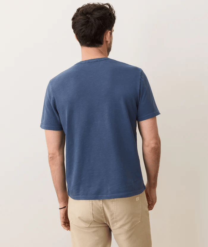 Vintage Heavy Slub Pocket Tee - Orion Blue