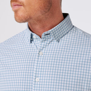 Leeward No-Tuck - Blue Adam Plaid